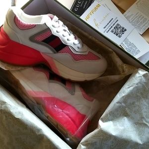 Brand New Gucci "Rhyton" Women's Designer Sneakers